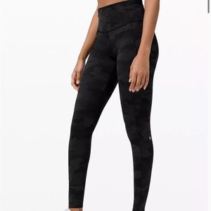 Lululemon fast and free camo leggings